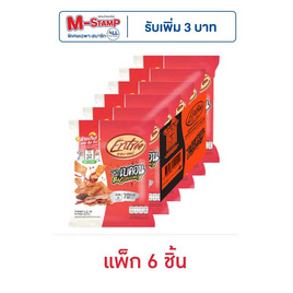 อองเทร่ หมูแผ่นอบกรอบ รสพริกเผาเบคอน 16 กรัม (แพ็ก 6 ชิ้น) - อองเทร่, หมูหยอง/หมูแผ่น