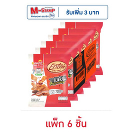 อองเทร่ หมูแผ่นอบกรอบ รสพริกเผาเบคอน 16 กรัม (แพ็ก 6 ชิ้น) - อองเทร่, หมูหยอง/หมูแผ่น