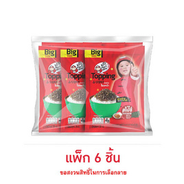 เถ้าแก่น้อย สาหร่ายท็อปปิ้งรสสไปซี่โทการาชิ 16 กรัม (แพ็ก 6 ชิ้น) - เถ้าแก่น้อย, ขนมขบเคี้ยว และช็อคโกแลต