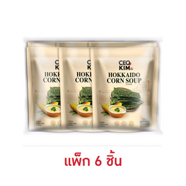ซีอีโอคิม สาหร่ายทอดรสฮอกไกโดคอร์นซุป 16 กรัม (แพ็ก 6 ชิ้น) - ซีอีโอคิม, เถ้าแก่น้อย