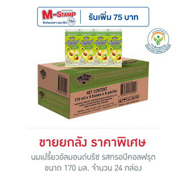 นมเปรี้ยวอัลมอนด์บรีซ รสทรอปิคอลฟรุต 170 มล. (ยกลัง 24 กล่อง) - อัลมอนด์ บรีช, นมยูเอชที