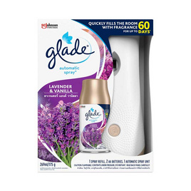 เกลด เครื่องพ่นสเปรย์น้ำหอมปรับอากาศ กลิ่นลาเวนเดอร์แอนด์วานิลลา 175 กรัม - Glade, ของใช้เบ็ดเตล็ด