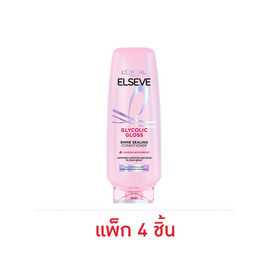 ลอรีอัล ปารีส เอลแซฟ ไกลโคลิค กลอส ชายน์ ซิลลิ่ง คอนดิชันเนอร์ 175 มล. (แพ็ก 4 ชิ้น) - Loreal, แชมพูและครีมนวดผม