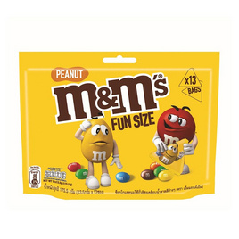 เอ็ม&เอ็ม พีนัทฟันไซส์ ช็อกโกแลต 175.5 กรัม - M&M, ช็อกโกแลต ลูกอม หมากฝรั่ง