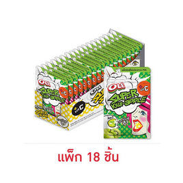 โอเล่ ซุปเปอร์ซาวร์ลูกอมกลิ่นกีวี่แอปเปิ้ล 17.5 กรัม (แพ็ก 18 ชิ้น) - โอเล่, ลูกอม