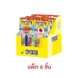 เพซ ลูกอมรสสตรอเบอร์รี่และส้ม คละแบบ 17 กรัม (แพ็ก 6 ชิ้น) - เพซ, ลูกอม