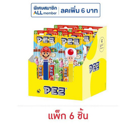 เพซ ลูกอมรสสตรอเบอร์รี่และส้ม คละแบบ 17 กรัม (แพ็ก 6 ชิ้น) - เพซ, เพซ