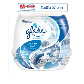 เกลด เซ็นท์เต็ดเจลหอมปรับอากาศ กลิ่นคูลแอร์ 180 กรัม - Glade, ของใช้ภายในบ้าน