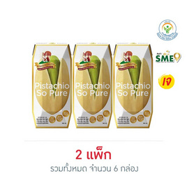 โฮลี่นัทส์ นมพิสตาชิโอ (ผสมเมล็ดทานตะวัน) 180มล. (แพ็ก 3 กล่อง) - โฮลี่ นัทส์, นมจืด