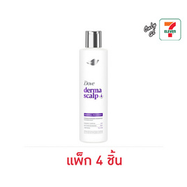 โดฟ เดอร์มา สแกลป์ แฮร์ฟอล รีคัฟเวอรี่ สเตรงเทนนิ่ง แชมพู 180 มล. (แพ็ก 4 ชิ้น) - Dove, แชมพูและครีมนวดผม