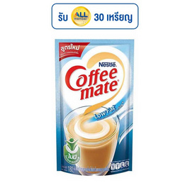 คอฟฟี่เมต ครีมเทียมชนิดผงสูตรไขมันต่ำ แบบถุง 180 กรัม (แพ็ก 6 ถุง) - Coffee Mate, ครีมเทียม