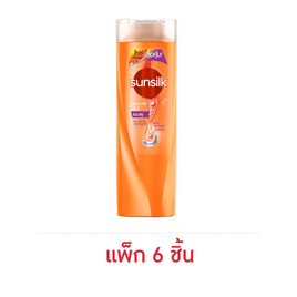 ซันซิล แชมพู (ส้ม) สูตรเซรั่ม บำรุงผมเสียในทันที 180 มล. (แพ็ก 6 ชิ้น) - Sunsilk, ผลิตภัณฑ์ดูแลเส้นผม