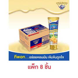 ทีพอท นมข้นหวานหลอดสูตรนมสด 180 กรัม แพ็ก 8 หลอด - ทีพอท, น้ำตาลและสารให้ความหวาน
