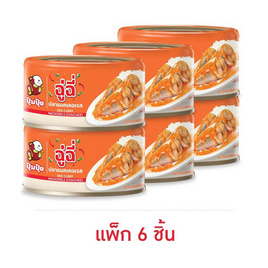 ปุ้มปุ้ย ฉู่ฉี่ปลาแมคเคอเรล 185 กรัม (แพ็ก 6 ชิ้น) - ปุ้มปุ้ย, อาหารสำเร็จรูปกระป๋อง/ถุง