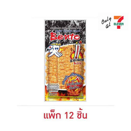 เบนโตะ ปลาหมึกอบ รสเผ็ดร้อนจัดจ้าน 18 กรัม (แพ็ก 12 ชิ้น) - เบนโตะ, เบนโตะ