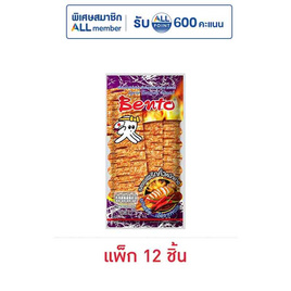 เบนโตะ ปลาหมึกอบรสซอสพริกคั่วหมึกย่าง 18 กรัม (แพ็ก 12 ชิ้น) - เบนโตะ, ขนม สำหรับการเดินทาง​