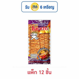 เบนโตะ ปลาหมึกอบรสซอสพริกคั่วหมึกย่าง 18 กรัม (แพ็ก 12 ชิ้น) - เบนโตะ, ปลาเส้น&ปลาหมึก