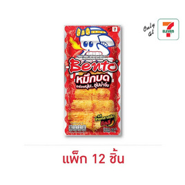 เบนโตะ ปลาหมึกบด รสไทยคลาสสิคชิลลี่ 18 กรัม (แพ็ก 12 ชิ้น) - เบนโตะ, ขนมขบเคี้ยว