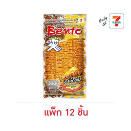 เบนโตะ ปลาหมึกอบ รสบาร์บีคิวชีส 18 กรัม (แพ็ก 12 ชิ้น) - เบนโตะ, ปลาเส้น&ปลาหมึก