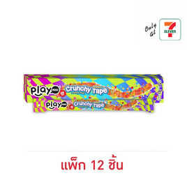 เพลย์มอร์ กัมมี่ครั้นชี่เทปกลิ่นส้ม 18 กรัม (แพ็ก 12 ชิ้น) - เพลย์มอร์, เยลลี่/มาร์ชแมลโลว์