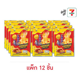 ทาโร ปลาปลาสวรรค์เคลือบชีส รสไส้กรอกเยอรมันรมควัน 18 กรัม (แพ็ก 12 ชิ้น) - ทาโร, ปลาเส้น&ปลาหมึก