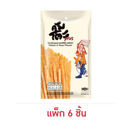 คัมโตะ ปลาเส้นสอดไส้ชีสรสพิซซ่า 18 กรัม (แพ็ก 6 ชิ้น) - Comto, ปลาเส้น&ปลาหมึก