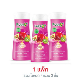 แพรอท ครีมอาบน้ำ เซรั่มวิตามิน ซุปเปอร์ฟรุ๊ต 190 มล. (แพ็ก 3 ชิ้น) - Parrot, ความงามและของใช้ส่วนตัว