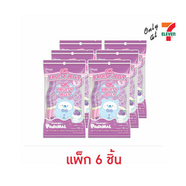 โอเค เจลลี่ผสมวุ้นมะพร้าวองุ่นพาจามอล 195 กรัม (แพ็ก 6 ชิ้น) - โอเค, เยลลี่/มาร์ชแมลโลว์
