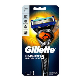 ยิลเลตต์ ฟิวชั่น โปรไกลด์ ด้ามมีดโกนหนวด พร้อมใบมีด 1 ชิ้น - Gillette, อุปกรณ์เสริมความงาม