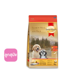 สมาร์ทฮาร์ท โกลด์ อาหารลูกสุนัข แซลมอนมีลแอนด์ไรซ์ 1กก. - สมาร์ทฮาร์ท, เมื่อซื้อ อาหารสัตว์ เครือ PCG ที่ร่วมรายการ ครบ 599 บาท รับฟรี! พัดลมมือถือ Summer Breeze (คละลาย) จำนวน 1 ชิ้น/ใบเสร็จ มูลค่า 329 บาท