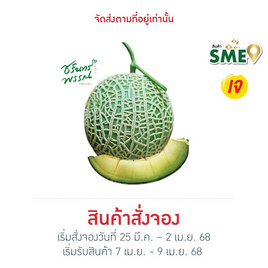 ไร่ชรินทร์พรรณ เมล่อนฮอกไกโด สีเขียว 1 ลูก - ไร่ชรินทร์พรรณ, ผักและผลไม้