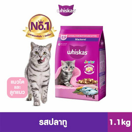 วิสกัส จูเนียร์ รสปลาทู พร้อมพ็อกเก็ตรสนม 1.1 กก. - วิสกัส, สัตว์เลี้ยง