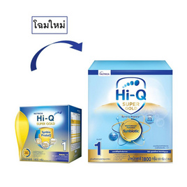 นมผงไฮคิว ซูเปอร์โกลด์ ซินไบโอโพรเทก สูตร1 1,800 กรัม - Hi-Q, แม่และเด็ก