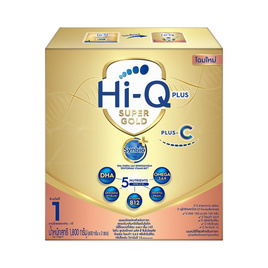 นมผงไฮคิว ซุปเปอร์โกลด์ พลัสซี-ซินไบโพรเทก สูตร 1 1,800 กรัม - Hi-Q, นมผง/อาหารเสริมเด็กวัยแรกเกิด-6เดือน