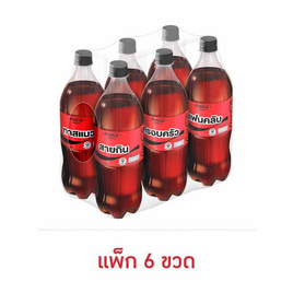 โค้กไม่มีน้ำตาล 1.25ลิตร (แพ็ก 6 ขวด) - cocacola, Coca-Cola