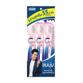 ออรัลบี แปรงสีฟัน เซนซิทีฟ แคร์ ขนแปรงนุ่มพิเศษ (1แพ็ก 3ด้าม) คละสี - Oral b, แปรงสีฟัน