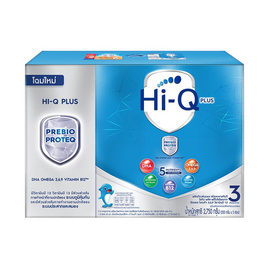 นมผงไฮคิว 1 พลัส พรีไบโอโพรเทก สูตร3 รสจืด 2,750 กรัม - Hi-Q, นมผงและอาหารเสริม