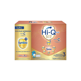 นมผงไฮคิว 1 พลัส ซูเปอร์โกลด์พลัส ซี-ซินไบโอโพรเทก สูตร3 2,750 กรัม - Hi-Q, นมผงสำหรับเด็กอายุ 1-3 ปี