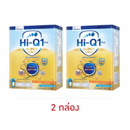 นมผงไฮคิว 1พลัส ซูเปอร์โกลด์ ซินไบโอโพรเทก สูตร3 รสจืด 550 กรัม - Hi-Q, นมและนมผง