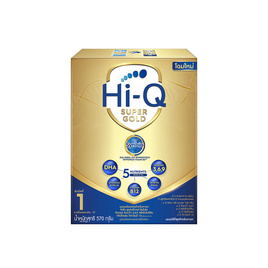 นมผงไฮคิว ซูเปอร์โกลด์ ซินไบโอโพรเทก  สูตร 1_570 กรัม - Hi-Q, นมผงเด็กเล็ก