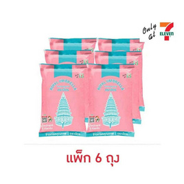 ฉัตรชมพู ข้าวเกรดคุณภาพ 1 กิโลกรัม (แพ็ก 6 ถุง) - ข้าวตราฉัตร, ข้าว