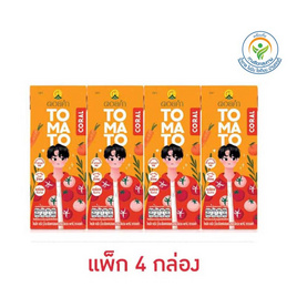 ดอยคำ โทเมโท คอรัล 200 มล. (แพ็ก 4 กล่อง) - ดอยคำ, 7Online