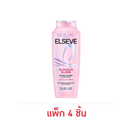 ลอรีอัล ปารีส เอลแซฟ ไกลโคลิค กลอส เอ็กซ์ตร้า กลอส แชมพู 200 มล. (แพ็ก 4 ชิ้น) - Loreal, แชมพูและครีมนวดผม