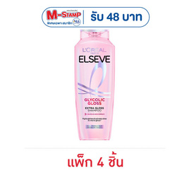 ลอรีอัล ปารีส เอลแซฟ ไกลโคลิค กลอส เอ็กซ์ตร้า กลอส แชมพู 200 มล. (แพ็ก 4 ชิ้น) - Loreal, ผลิตภัณฑ์ดูแลเส้นผม