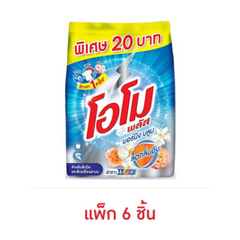 โอโมพลัสมอร์นิ่งบลูม 200 กรัม (แพ็ก 6 ชิ้น) - โอโม, ผลิตภัณฑ์ทำความสะอาดผ้า