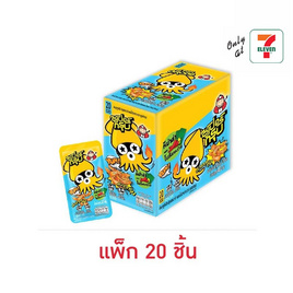 ซูเปอร์กรุบ บุกรูปหมึกปรุงรสหม่าล่าโนริสาหร่าย 20 กรัม (แพ็ก 20 ชิ้น) - ซูเปอร์กรุบ, ซูเปอร์กรุบ