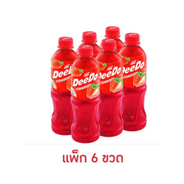 ดีโด้ น้ำสตรอว์เบอร์รี่ 20% 450 มล. (แพ็ก 6 ขวด) - ดีโด้, มหกรรมนมและเครื่องดื่ม