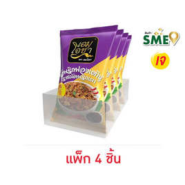 เอมโอชา น้ำพริกฟองเต้าหู้ รสผัดพริกเผาเจ 20 กรัม (แพ็ก 4 ชิ้น) - เอมโอชา, เครื่องปรุงรสและของแห้ง