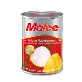 มาลี เงาะไส้สับปะรดในน้ำเชื่อม 20 ออนซ์ (565 กรัม) - มาลี, ผลไม้กระป๋อง