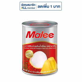 มาลี เงาะไส้สับปะรดในน้ำเชื่อม 20 ออนซ์ (565 กรัม) - มาลี, อาหารกระป๋อง